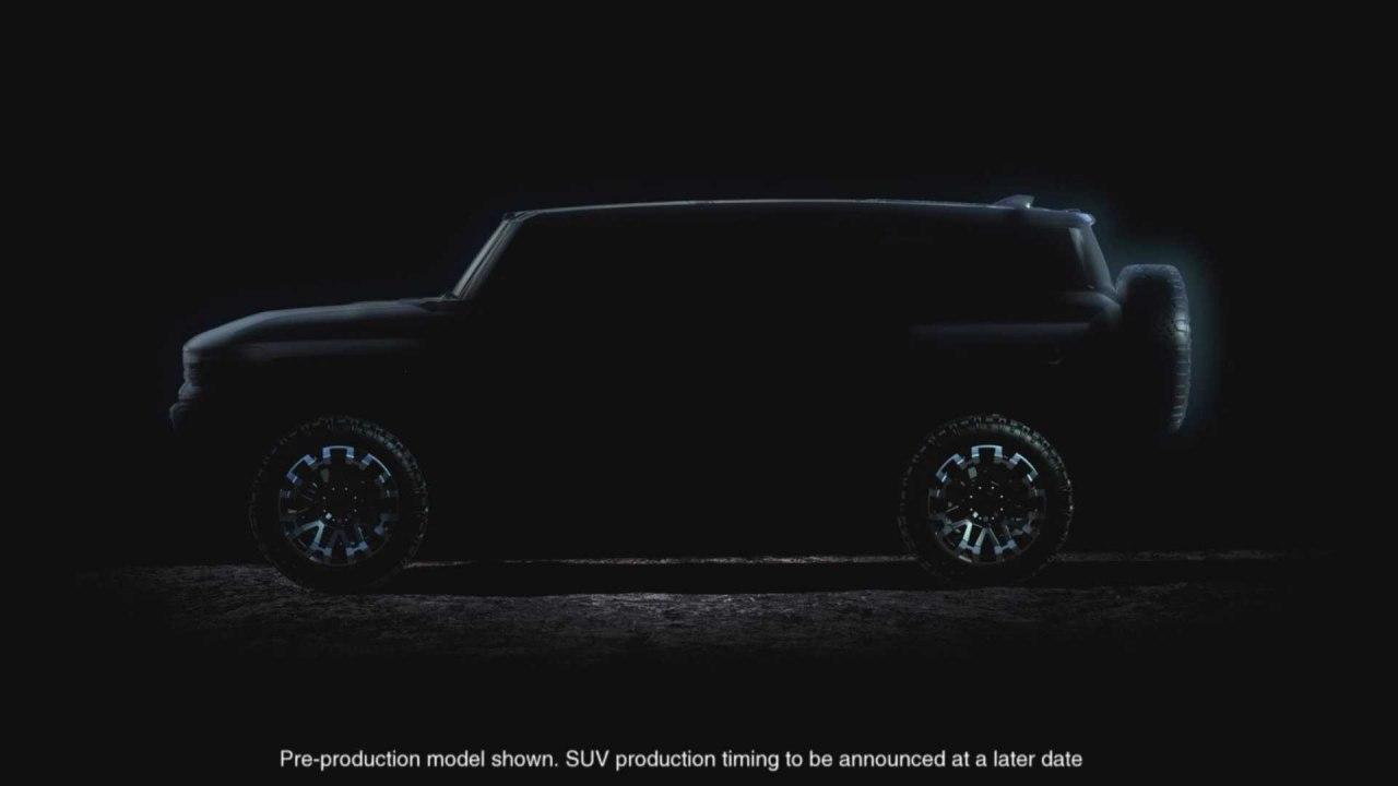 GMC悍马EV SUV渲染图展示了阵容强大的未来