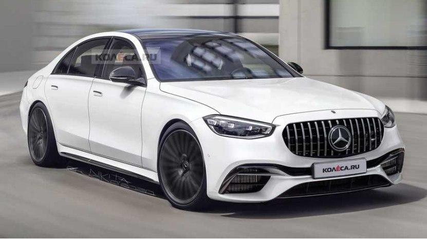 梅赛德斯-AMG S63e渲染需要最新的间谍射击