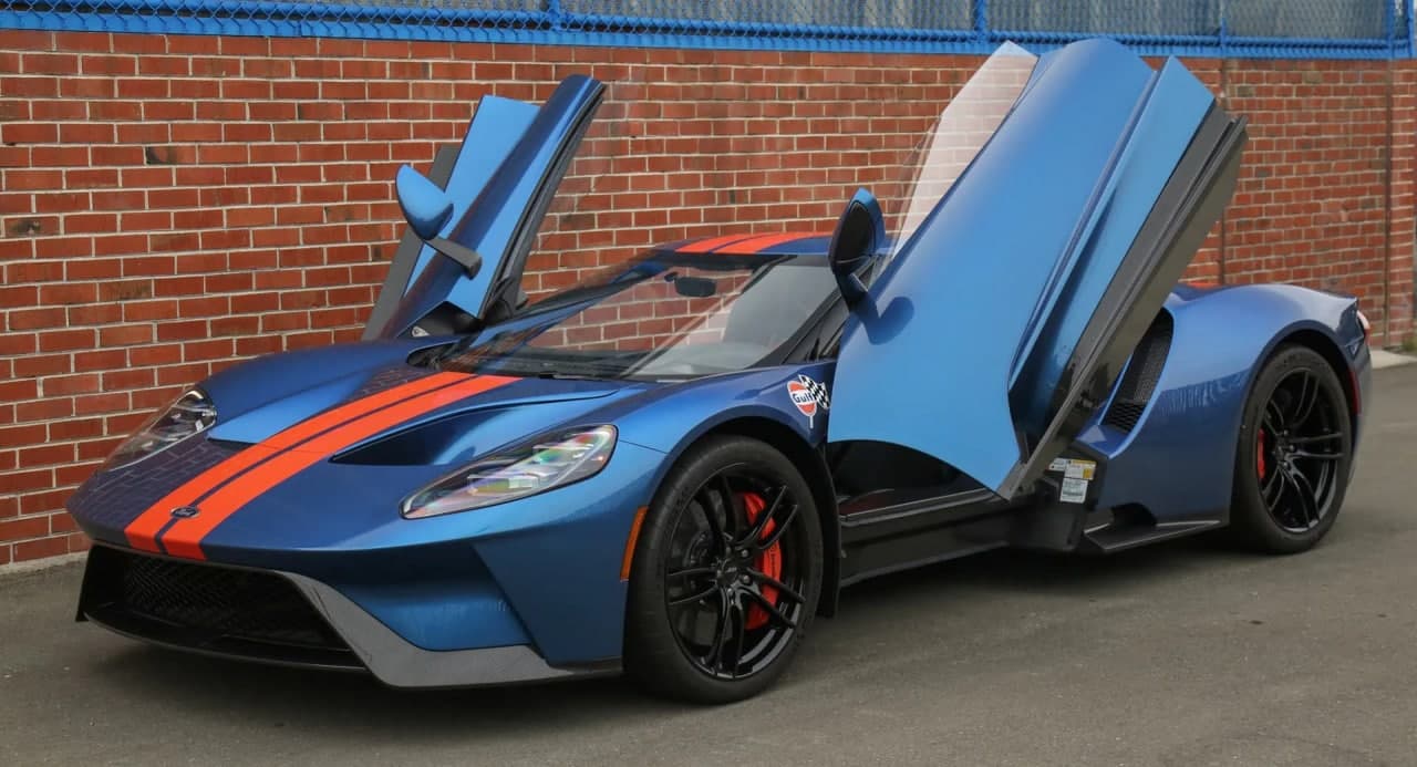 这款蓝色和橙色的2018年福特GT能否突破100万美元大关？