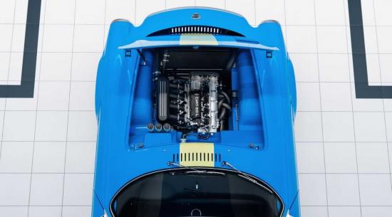 沃尔沃P1800青色揭示了其华丽的发动机舱，简约的内饰