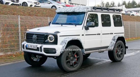 2021年梅赛德斯AMG G级4×4²为纽伯格林测试中心做准备