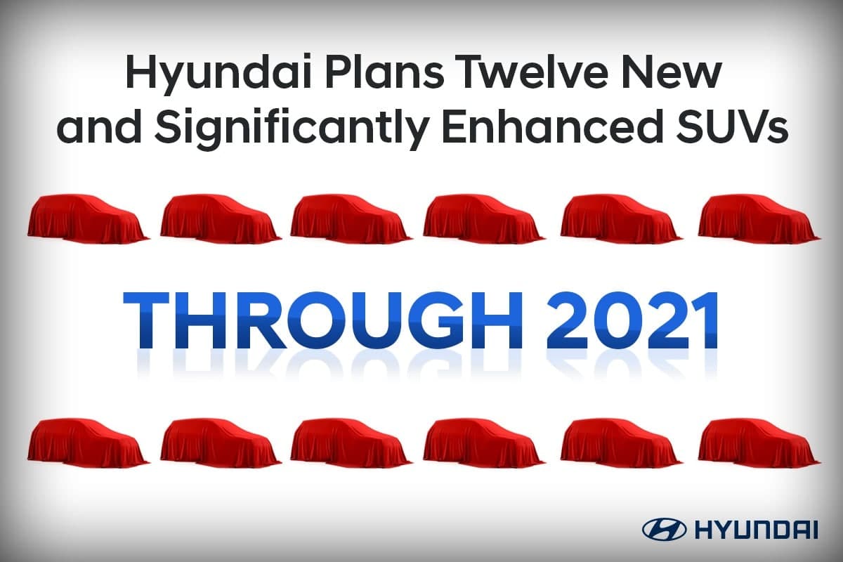 现代汽车将在2021年底推出12款新的或“显着增强”的分频器
