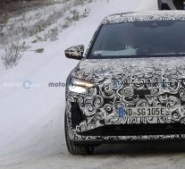 奥迪Q4 E-Tron Sportback Spied测试在雪中