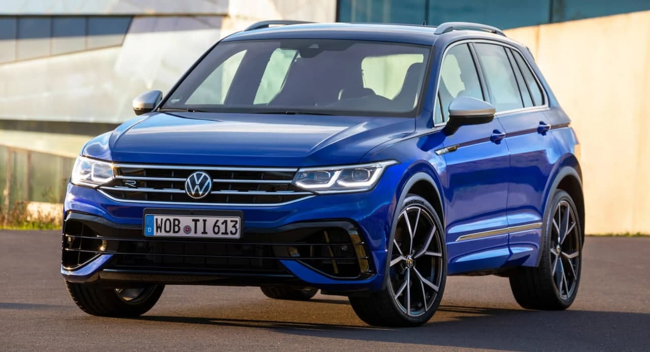 汽车实时看点2021年大众Tiguan R比第一代保时捷Cayenne Turbo S快