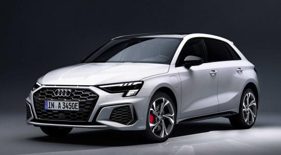 2021年奥迪A3 Sportback 45 TFSI e具有242马力，39英里电动范围