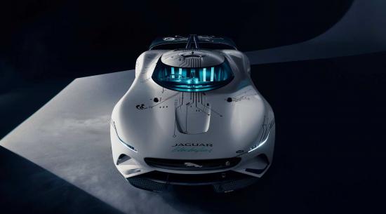 捷豹Vision Gran Turismo SV是具有1,877马力时速255英里/小时的虚拟赛车手
