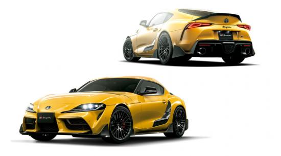 丰田在2021年东京汽车沙龙前预览改装版Supra、GR Yaris、Mirai