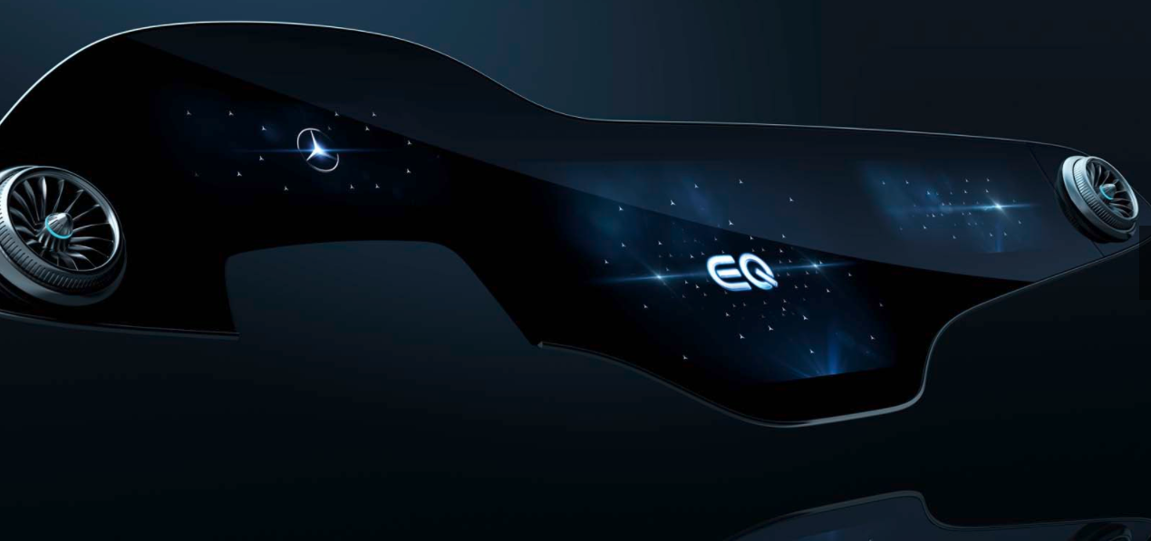 梅赛德斯-奔驰EQS首次亮相全功能MBUX超屏信息娱乐系统