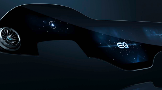 梅赛德斯-奔驰EQS首次亮相全功能MBUX超屏信息娱乐系统