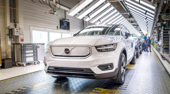 沃尔沃的第二款电动汽车将于2021年开始生产