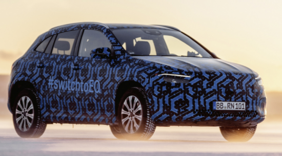 梅赛德斯-奔驰EQA电动SUV在1月20日首次亮相前被曝光