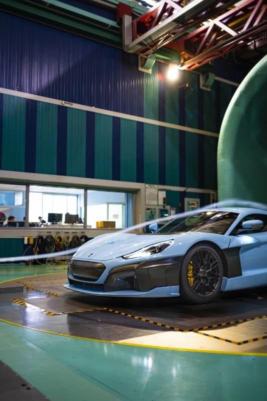 Rimac C_两次空气动力学测试证实克罗地亚的下一辆超级跑车的产量接近