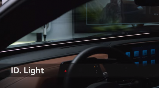 大众汽车在新视频中展示了ID 4的ID Light功能