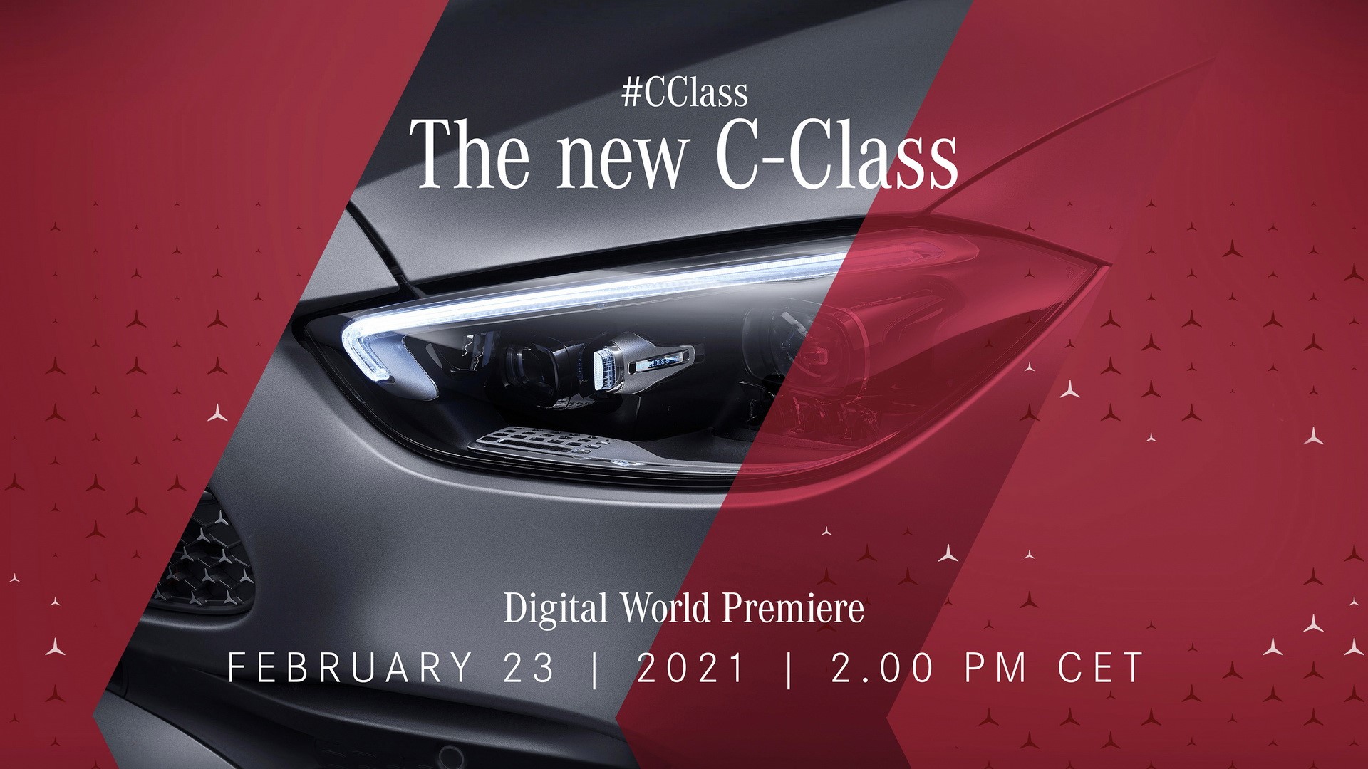 2022年梅赛德斯-奔驰C级轿车将于2月23日上市，仅配备电动动力总成