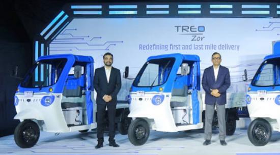 亚马逊在印度使用的是马恒达电气的Treo Zor电动三轮车