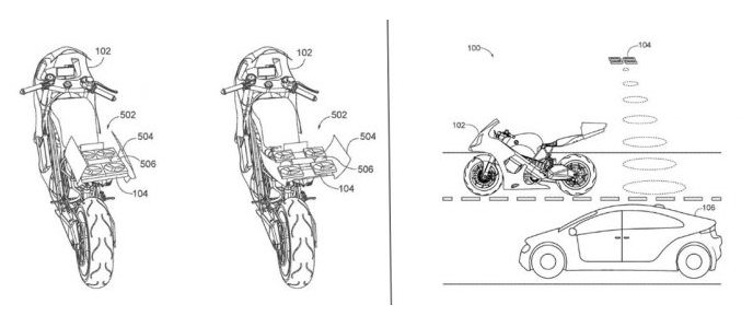 本田已为内置无人驾驶飞机的电动摩托车申请了专利