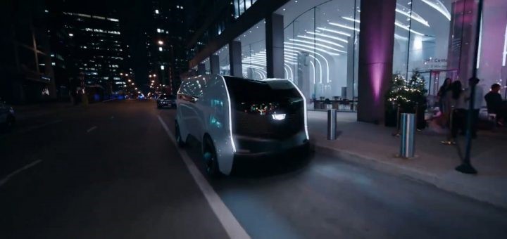 凯迪拉克个人自动驾驶汽车在2021年消费电子展上亮相