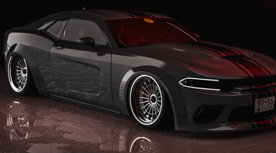 道奇Charger Hellcat Coupe渲染看起来像运动型Bizarro挑战者