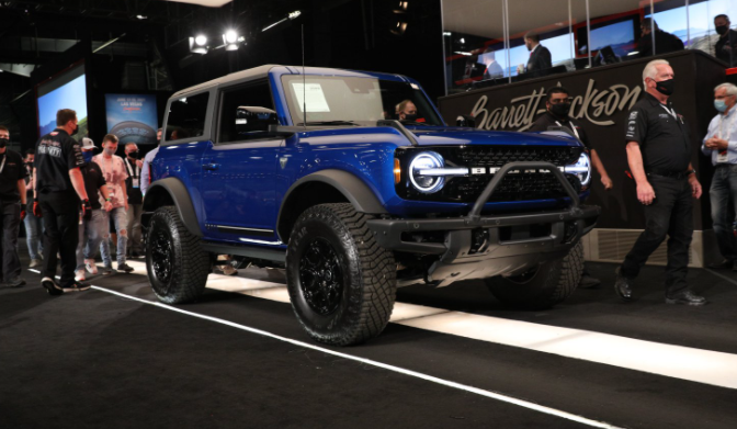 2021年福特Bronco VIN 001拍卖会以107.5万美元的落槌价结束