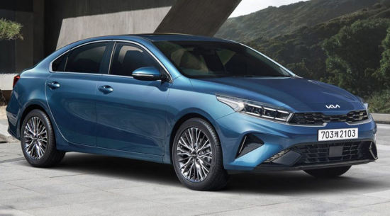 更新的2022起亚Forte / Cerato / K3在韩国发布