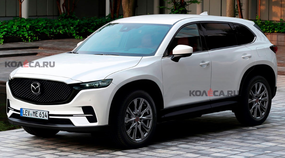 前浪汽车：基于间谍照片的下一代 2023 Mazda CX-5渲染图 