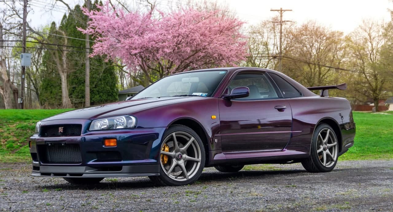 另一款罕见的1999款日产Skyline GT-R V-Spec午夜紫色II即将发售