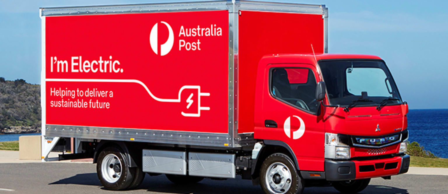澳大利亚邮政为其车队增加了 20 辆 Fuso eCanter 电动卡车