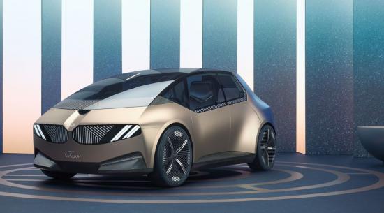 宝马 i Vision 圆形概念车是 2040 年 100% 可回收的紧凑型汽车