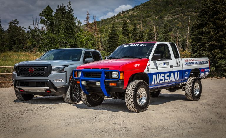 2022 日产 Frontier Rally 卡车配备 NISMO 越野零件、复古涂装