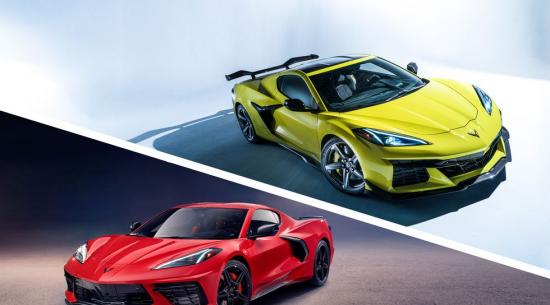 2023 年雪佛兰 C8 Corvette Z06 与 C8 Stingray 的比较