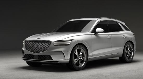  2023 Genesis 电动 GV70 是伪装的电动汽车