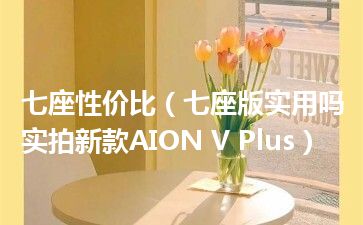 七座性价比（七座版实用吗实拍新款AION V Plus）