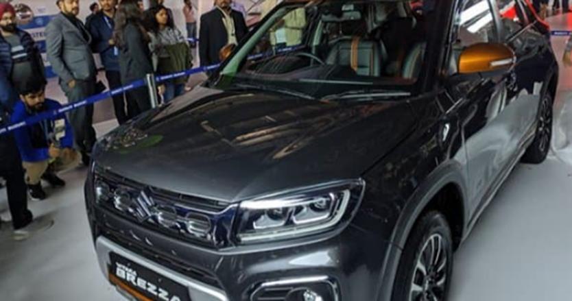​2020年Maruti Vitara Brezza亮相汽车博览会