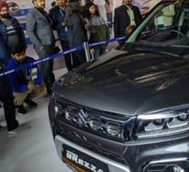 ​2020年Maruti Vitara Brezza亮相汽车博览会