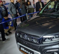 2020年Maruti Vitara Brezza亮相汽车博览会