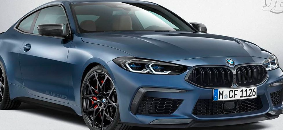 这是2021年没有巨大格栅的BMW 4系双门轿跑车