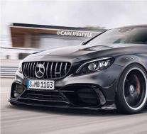 全新梅赛德斯AMG C63 Coupe黑色系列渲染