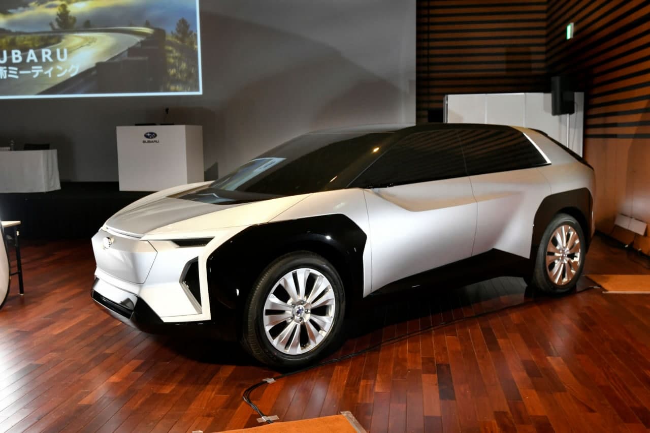 斯巴鲁的2022年Evoltis SUV进入电动汽车领域